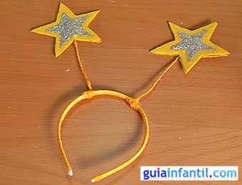 Diadema de hada con estrellas