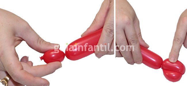 Diadema con flor hecha con globos. Paso 1 Diadema con flor hecha con globos. Paso 1