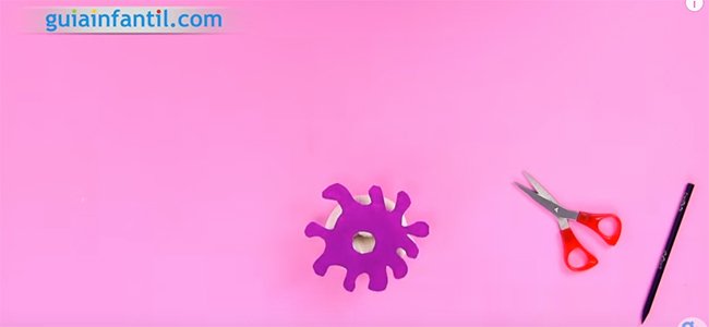 Donuts con calcetines. Paso 2