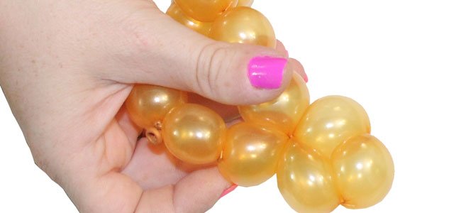 Estrella con globos. Paso 3 Estrella con globos. Paso 3