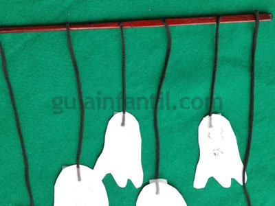 Cuelga los fantasmas en un palito 