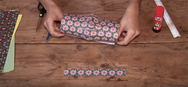 Farolillo de origami. Paso 3 Farolillo de origami. Paso 3