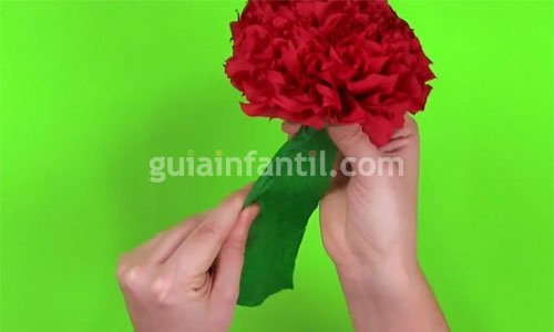 Cómo hacer flores con papel. Paso 5