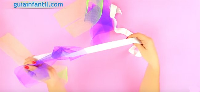 Disfraz de Frozen 2. Paso 2