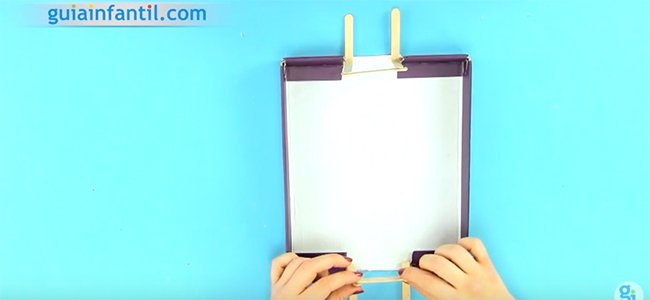 Futbolín de chapas. Paso 3