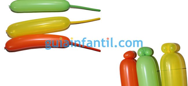 Gorro de arlequín con globos. Paso 1 Gorro de arlequín con globos. Paso 1