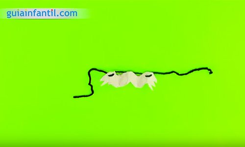 Guirnalda de murciélagos. Paso 2 Guirnalda de murciélagos. Paso 2