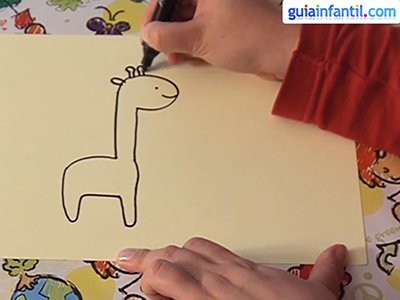 Cómo hacer un dibujo de una jirafa paso a paso
