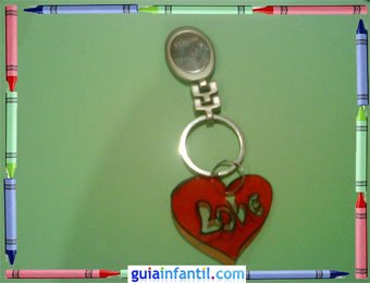 Llavero de corazón