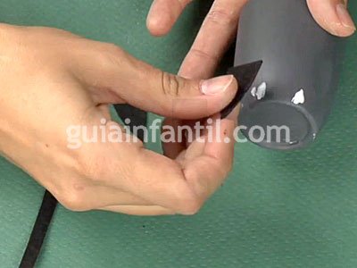 Manualidad de mula del Belén. Paso 3