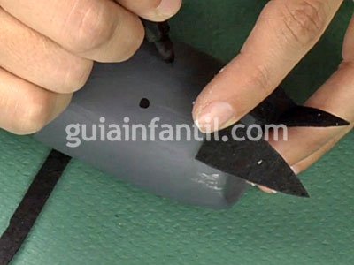 Manualidad de mula del Belén. Paso 4