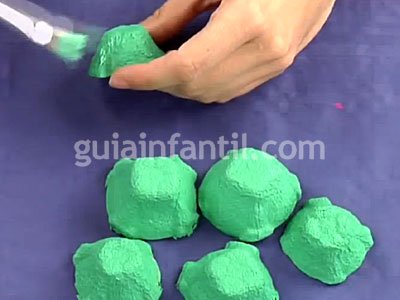 Manualidad de tortuga. Paso 2 Manualidad de tortuga. Paso 2