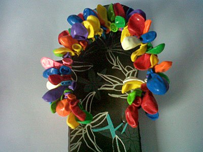 Manualidad con globos Manualidades de chanclas hawaianas