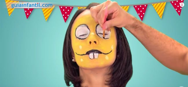 Maquillaje de Bob Espoja. Paso 3 Maquillaje de Bob Espoja. Paso 3