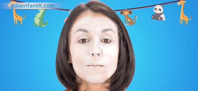 Maquillaje de ratón. Paso 1