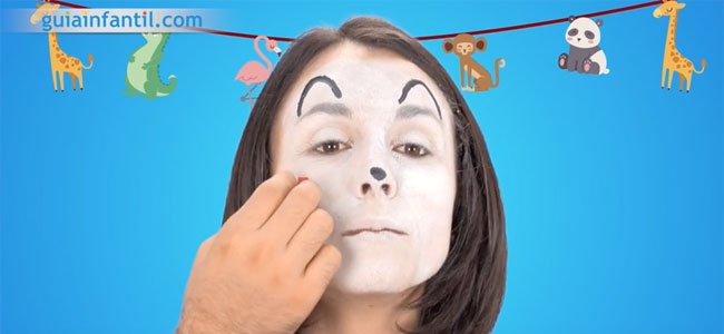 Maquillaje de ratón. Paso 2