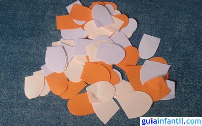 Manualidad marco de pez. Paso 2.