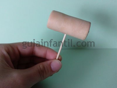 Mariposa con jardín casero. Paso 1. Mariposa con jardín casero. Paso 1.