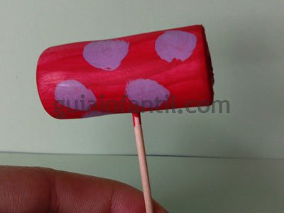 Mariposa con jardín casero. Paso 2. Mariposa con jardín casero. Paso 2.