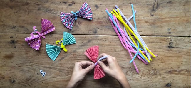 Mariposas de origami. Paso 2