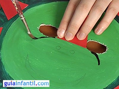 Máscara de dinosaurio 4