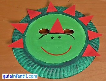 Máscara de dinosaurio