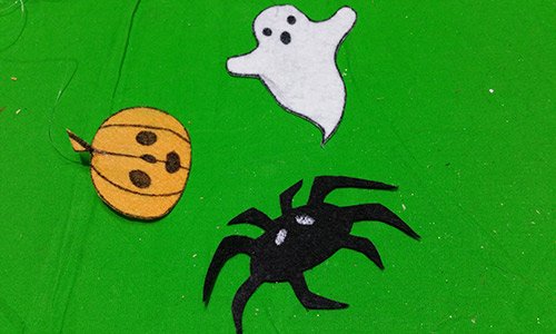 Dibuja la carita de los fantasmas