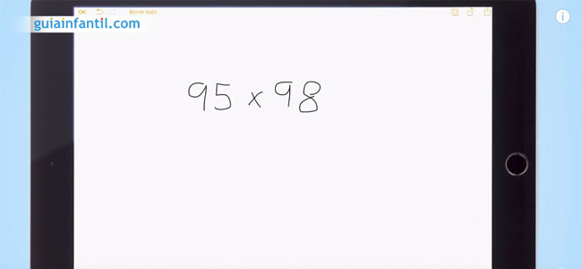 Truco de multiplicar para niños