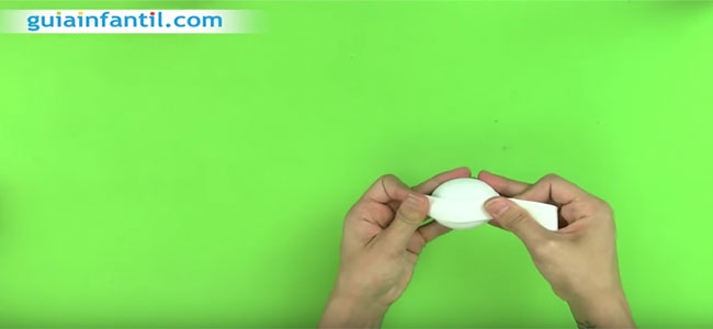 Manualidad muñeco de nieve. Paso 4 Manualidad muñeco de nieve. Paso 4