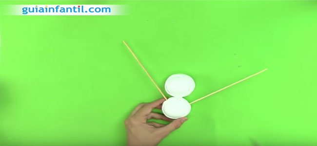 Manualidad muñeco de nieve. Paso 5 Manualidad muñeco de nieve. Paso 5