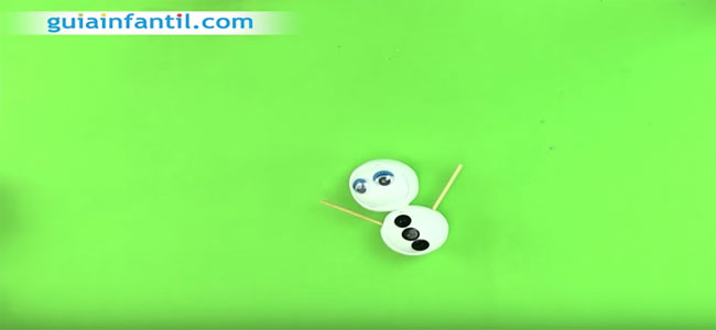 Manualidad muñeco de nieve. Paso 6 Manualidad muñeco de nieve. Paso 6