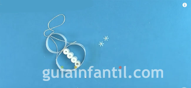 Muñeco de nieve para el árbol Muñeco de nieve