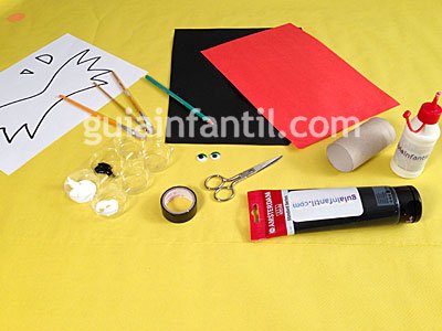 Murciélagos de Halloween. Paso 1