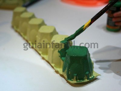 Manualidad gusano de cartón. Paso 2. Manualidad gusano de cartón. Paso 2.