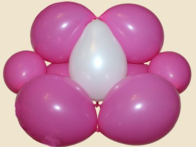 Oso con globos. Paso 10. Oso con globos. Paso 10.