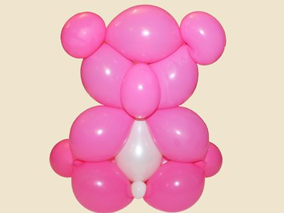 Oso con globos. Paso 11. Oso con globos. Paso 11.
