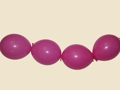 Oso con globos. Paso 6.