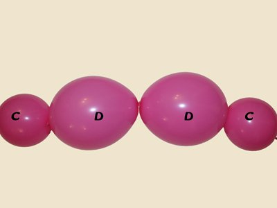 Oso con globos. Paso 9. Oso con globos. Paso 9.