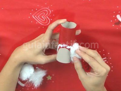 Papa Noel de cartón. Paso 2 Papa Noel de cartón. Paso 2