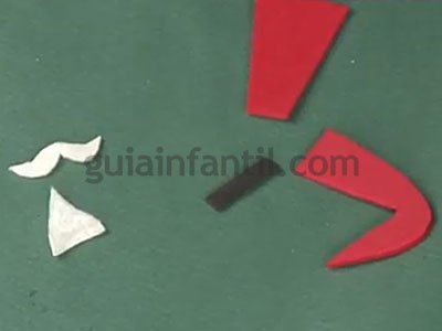 Papá Noel con pinzas. Paso 2 Papá Noel con pinzas. Paso 2