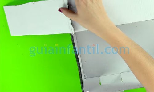 Cómo hacer un parking de juguete. Paso 2