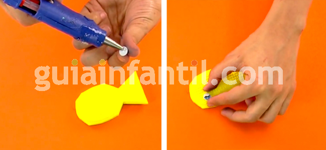 manualidad pesca el pez paso 2