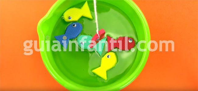 manualidad pesca el pez paso 9