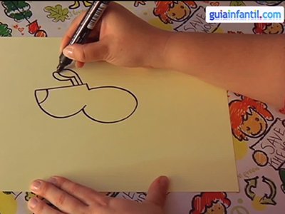 Aprender a dibujar un perro. Paso 2.