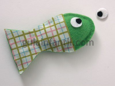 Peces de tela de colores. Paso 4. Peces de tela de colores. Paso 4.