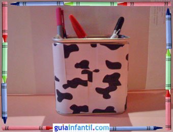 Portalápices casero