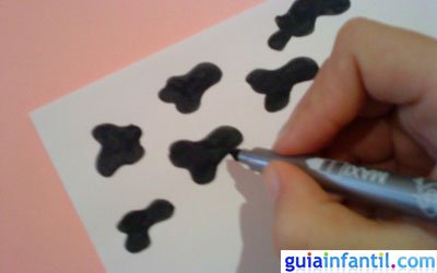 Manualidad portalápices. Paso 1.