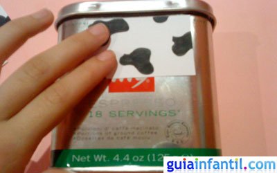 Manualidad portalápices. Paso 4.