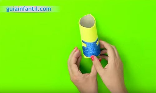 Portalápices de Minions. Paso 2 Portalápices de Minions. Paso 2