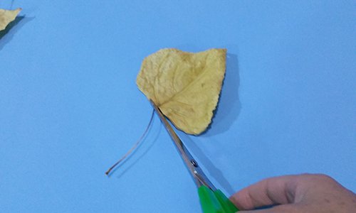 Candelabro de otoño. Paso 1